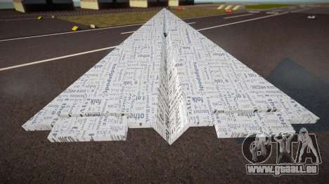 MRT Paper Plane pour GTA San Andreas