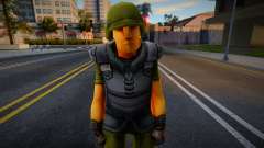 Toon Soldiers (Olive) für GTA San Andreas
