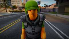 Toon Soldiers (Green) für GTA San Andreas