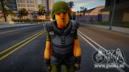 Toon Soldiers (Olive) für GTA San Andreas