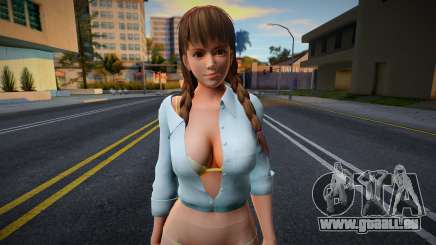 DOAXVV Hitomi Spring School Wear 4 pour GTA San Andreas