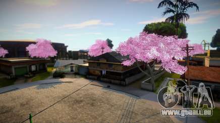 Beautiful Sakura Trees für GTA San Andreas