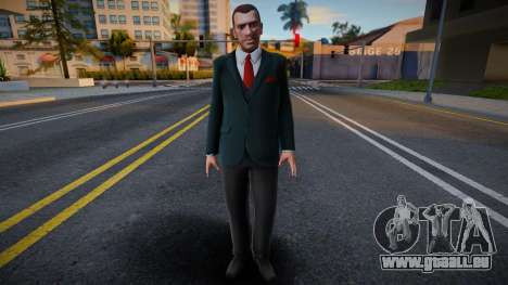 Niko Bellic Bankjob Suit für GTA San Andreas
