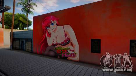 Rias Gremory Mural pour GTA San Andreas