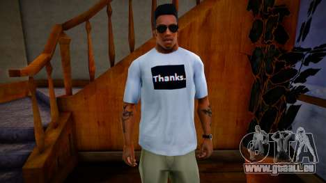 T-shirt Thanks. für GTA San Andreas