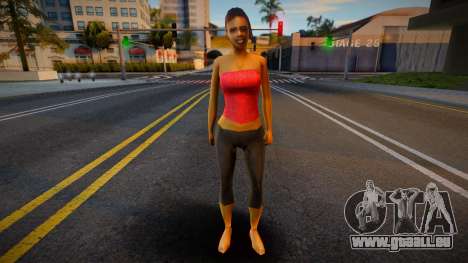 CJ Girlfriends Barefeet - copgrl3 pour GTA San Andreas