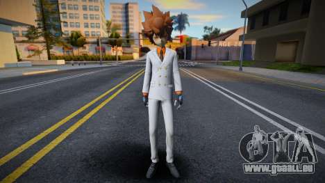 Tsunayoshi Sawada (white suit) from Katekyo Hitm pour GTA San Andreas