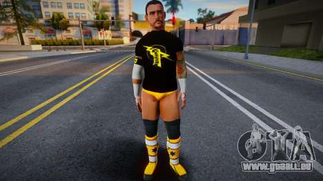 CM Punk Nexus shirt für GTA San Andreas