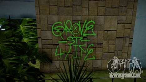 Authentic Grove Street Graffiti pour GTA San Andreas