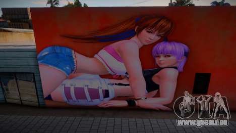 Hot Kasumi and Ayane Mural für GTA San Andreas