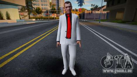 Niko Bellic White Suit pour GTA San Andreas