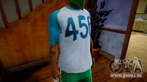 Squid Game Round 6 Player T-shirt für GTA San Andreas