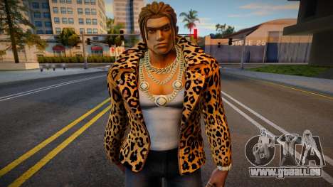 Ein Mann in einer Leopardenjacke für GTA San Andreas