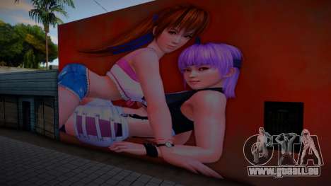 Hot Kasumi and Ayane Mural pour GTA San Andreas