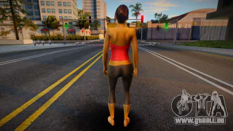 CJ Girlfriends Barefeet - copgrl3 für GTA San Andreas