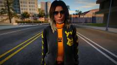 Lara Croft Fashion Casual - Los Santos Summer 2 für GTA San Andreas