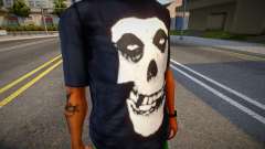 Misfits Skull Black T-shirt für GTA San Andreas