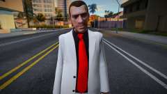 Niko Bellic White Suit für GTA San Andreas