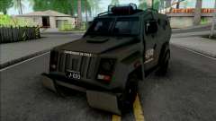 Mahindra Marksman Chilean Riot Police pour GTA San Andreas