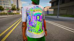 T-Shirt Jimi Hendrix für GTA San Andreas