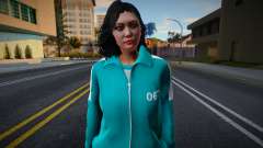 Female Asian Tracksuit 067 Squid Game pour GTA San Andreas
