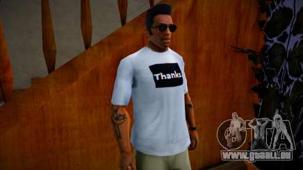 T-shirt Thanks. pour GTA San Andreas
