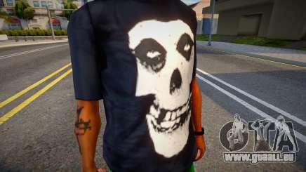 Misfits Skull Black T-shirt pour GTA San Andreas