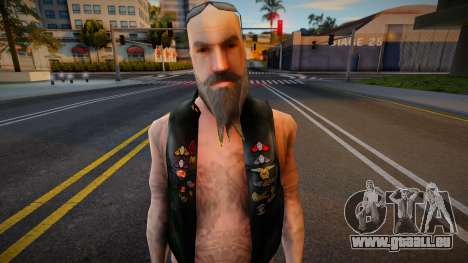 Outlaw Motorcycle Club Skin 4 pour GTA San Andreas