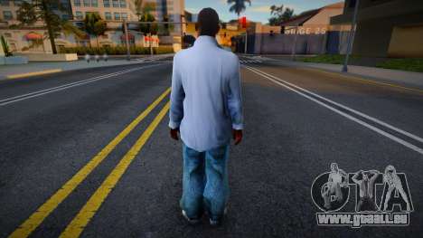 Men White Hoodie HD pour GTA San Andreas