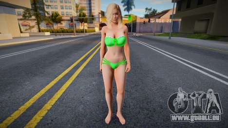 Helena Douglas green bikini für GTA San Andreas