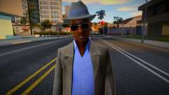 Black mobster in suit 1 für GTA San Andreas