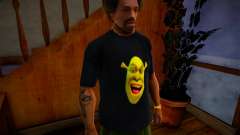 Shrek Face T-shirt pour GTA San Andreas