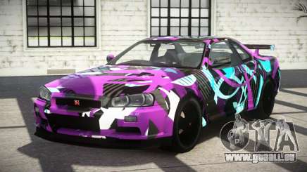 Nissan Skyline R34 Zq S6 pour GTA 4