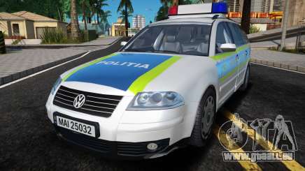 Volkswagen Passat B5 Romanian Police pour GTA San Andreas