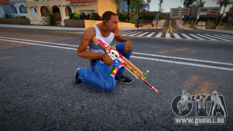 X-MAS Weapon - M4 pour GTA San Andreas