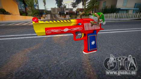 X-MAS Weapon - Desert Eagle pour GTA San Andreas