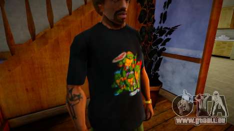 Teenage Mutant Ninja Turtles T-Shirt für GTA San Andreas