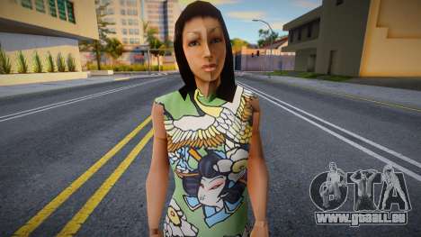 Fille en robe pour GTA San Andreas