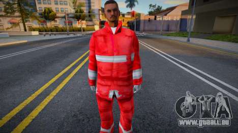 Medic in Winterkleidung für GTA San Andreas