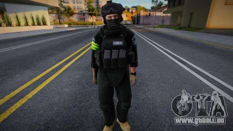 SOBR officer in uniform für GTA San Andreas