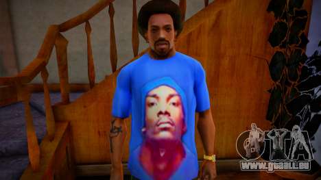 Snoop Dogg t-shirt für GTA San Andreas