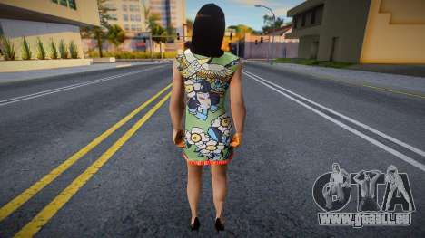 Mädchen im Kleid für GTA San Andreas