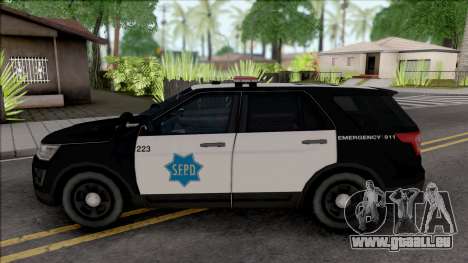 Ford Explorer 2016 (SFPD) für GTA San Andreas