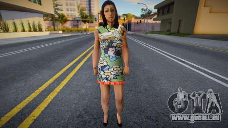 Mädchen im Kleid für GTA San Andreas