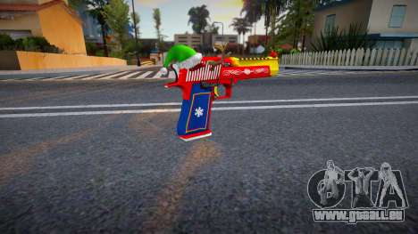 X-MAS Weapon - Desert Eagle pour GTA San Andreas