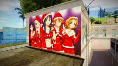 Wall of K on Christmas Anime pour GTA San Andreas