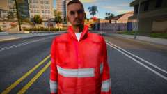 Médecin en vêtements d’hiver pour GTA San Andreas