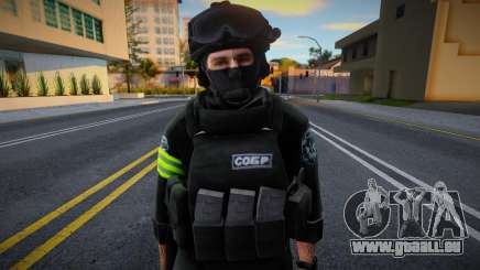 SOBR officer in uniform pour GTA San Andreas