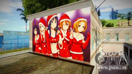 Wall of K on Christmas Anime für GTA San Andreas