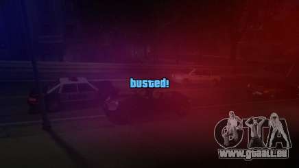 Improved Wasted Busted Overlay pour GTA 3 Definitive Edition